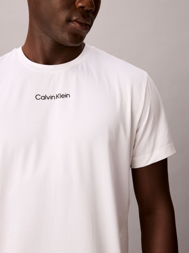 White Breathable Quick-Dry Gym T-shirt  Men