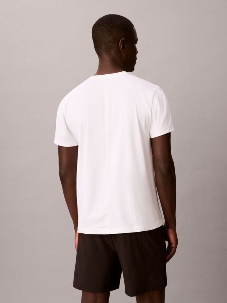 White Breathable Quick-Dry Gym T-shirt  Men