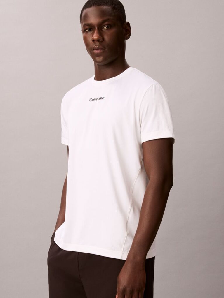 White Breathable Quick-Dry Gym T-shirt  Men