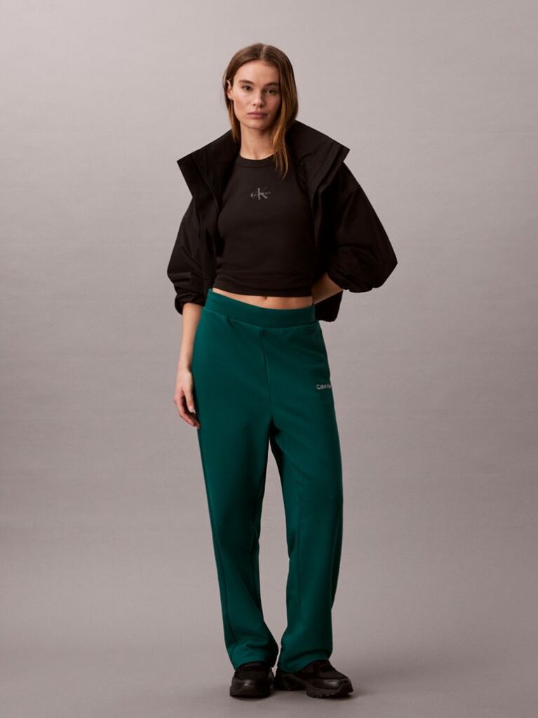 Green French Terry Joggers  Women