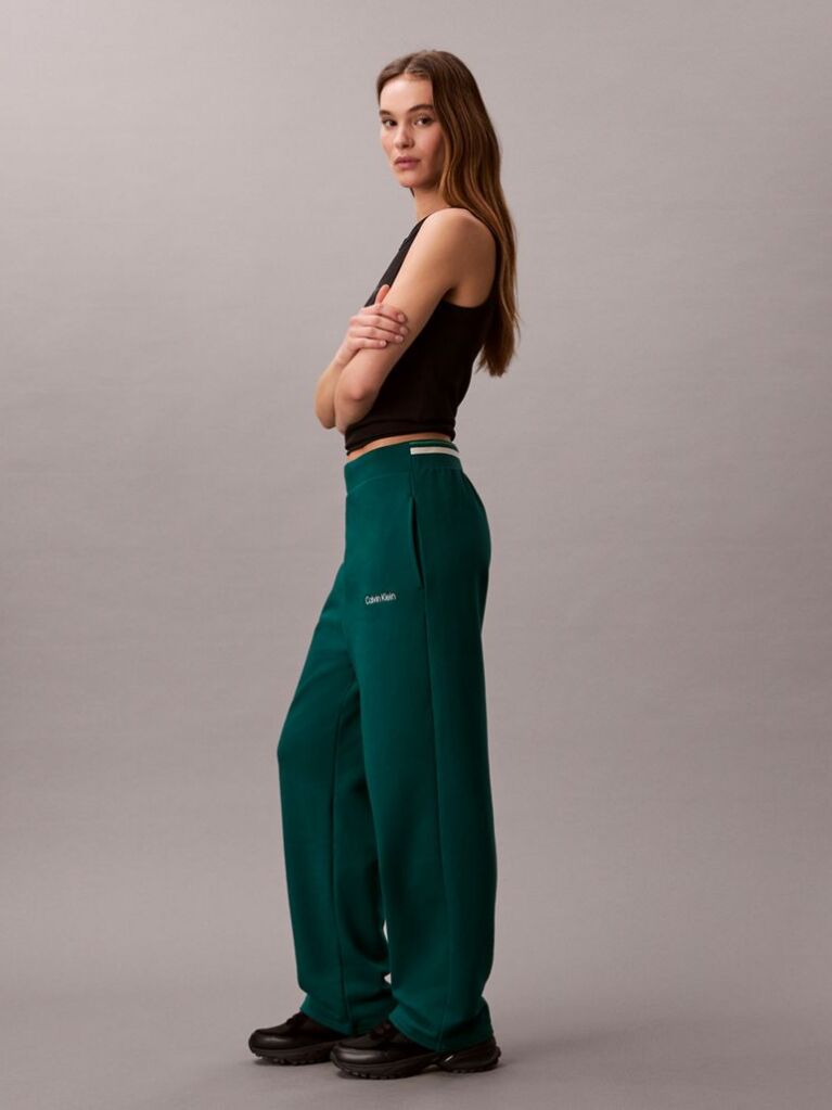 Green French Terry Joggers  Women