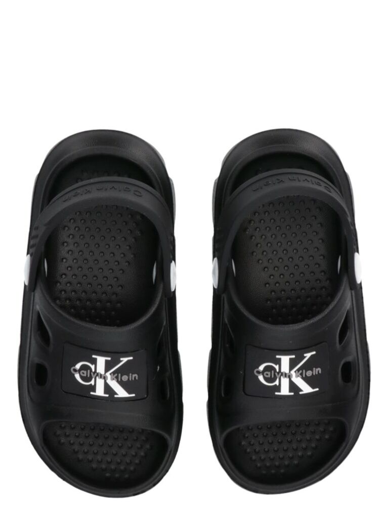 Black Kids Velcro Sandals  Kids Unisex
