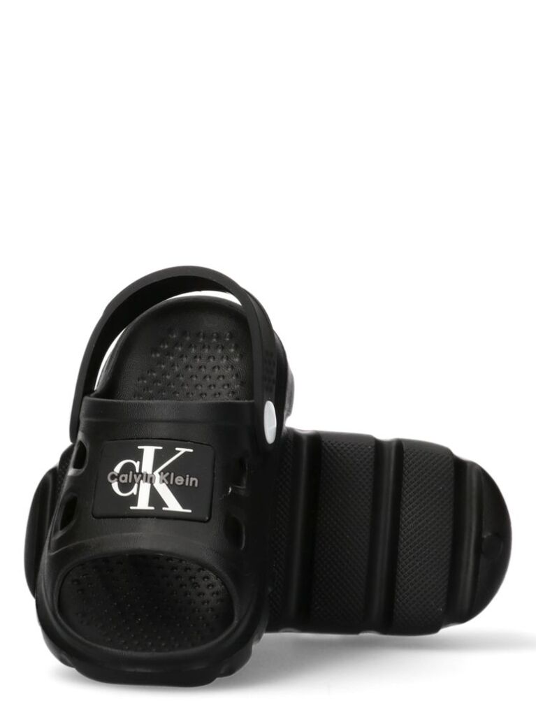 Black Kids Velcro Sandals  Kids Unisex