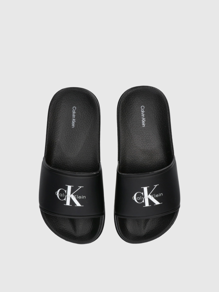 Black Kids Signature Logo Sliders  Kids Unisex