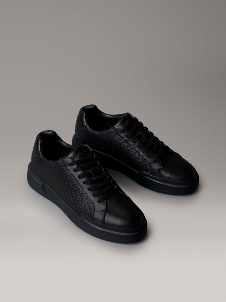 Μαύρο Sneakers Με Λογότυπο  Άνδρας
