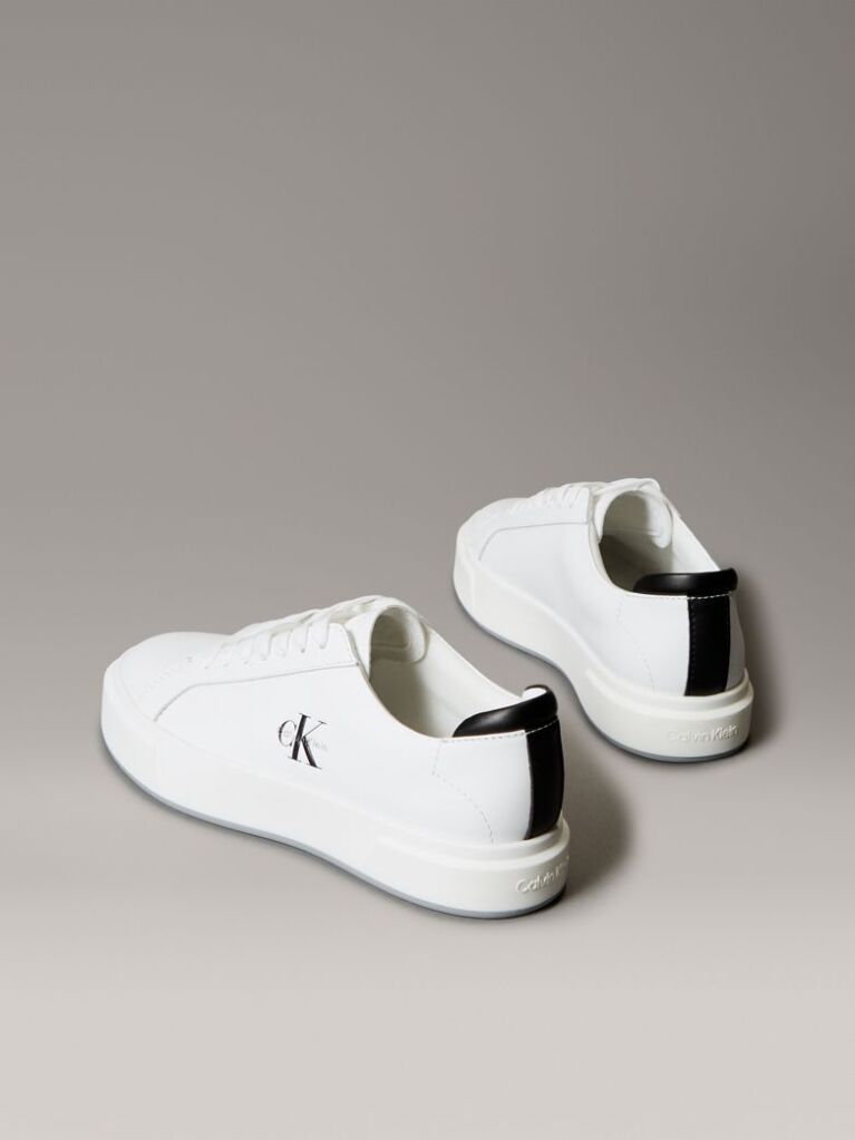 Λευκό Premier - Δερμάτινα Sneakers Signature  Γυναίκα