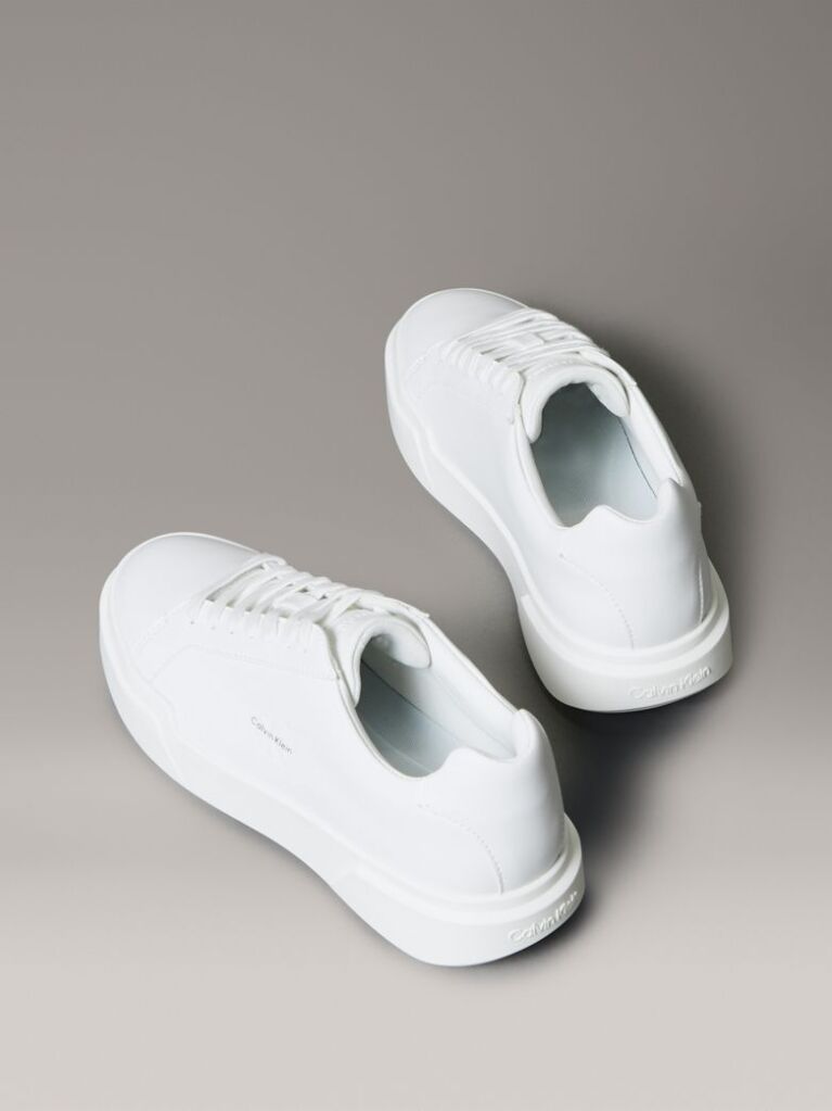 Λευκό Δερμάτινα NYC Sneakers  Γυναίκα