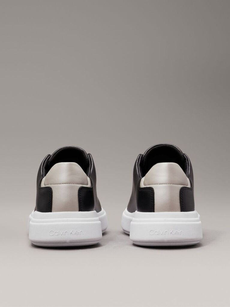 Μαύρο Δερμάτινα Sneakers  Γυναίκα