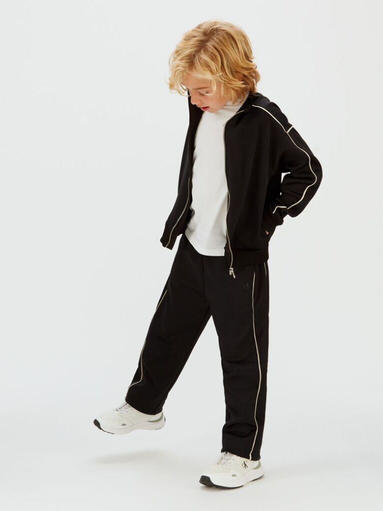 Black Wide Leg Joggers  Boys