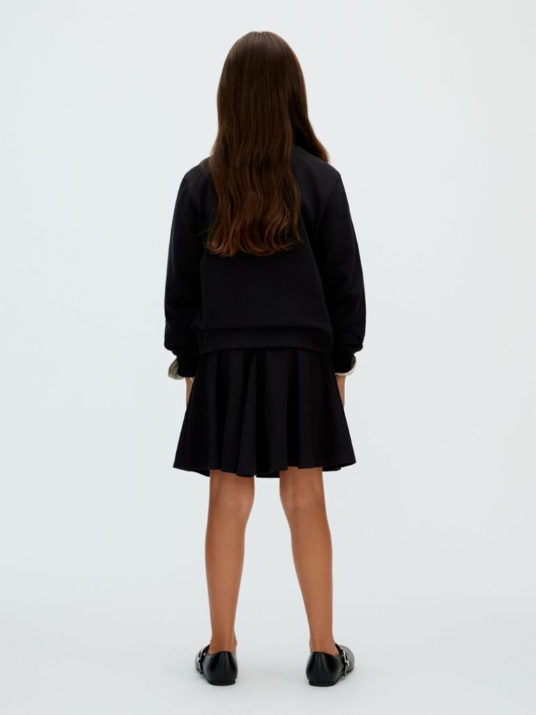 Black Boxy Logo Sweatshirt  Girls