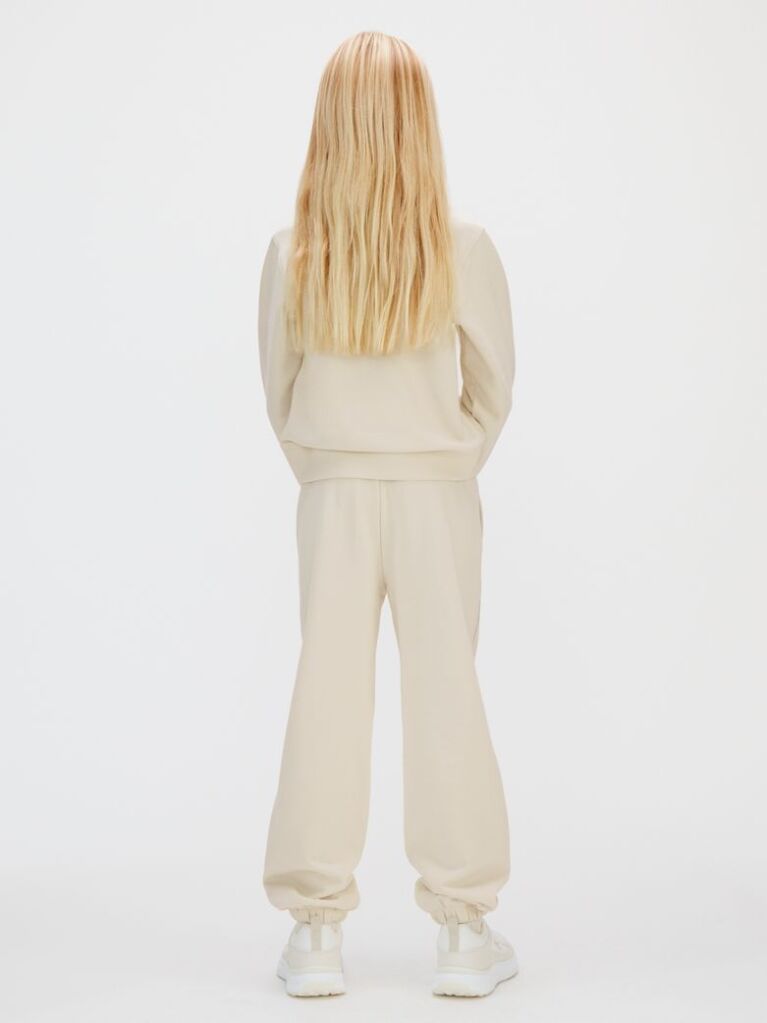 Grey Relaxed Piping Jogging Suit  Girls