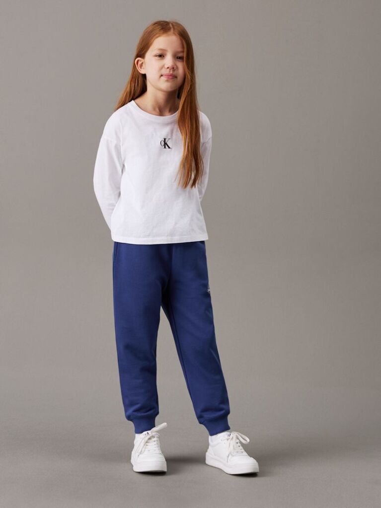 Blue Unisex Relaxed Joggers  Kids Unisex
