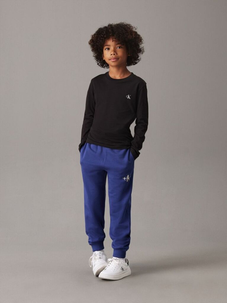 Blue Unisex Relaxed Joggers  Kids Unisex