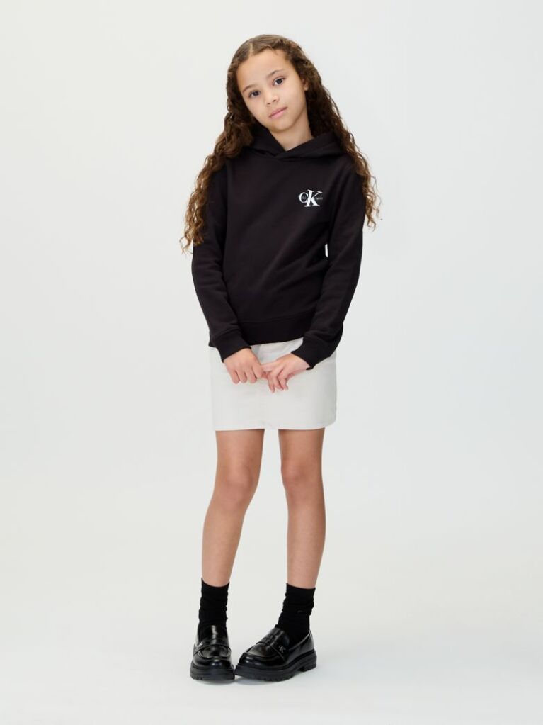 Black Kids' Relaxed Hoodie  Kids Unisex