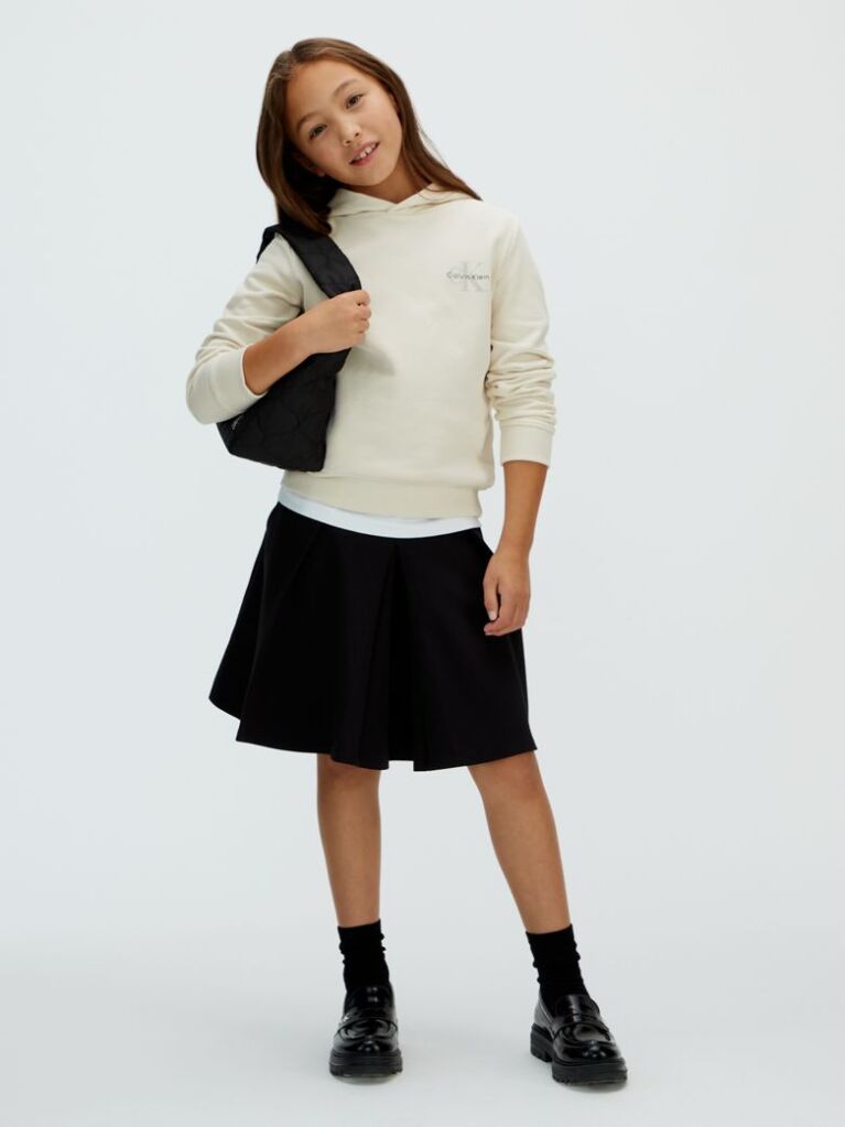 Grey Kids' Relaxed Hoodie  Kids Unisex