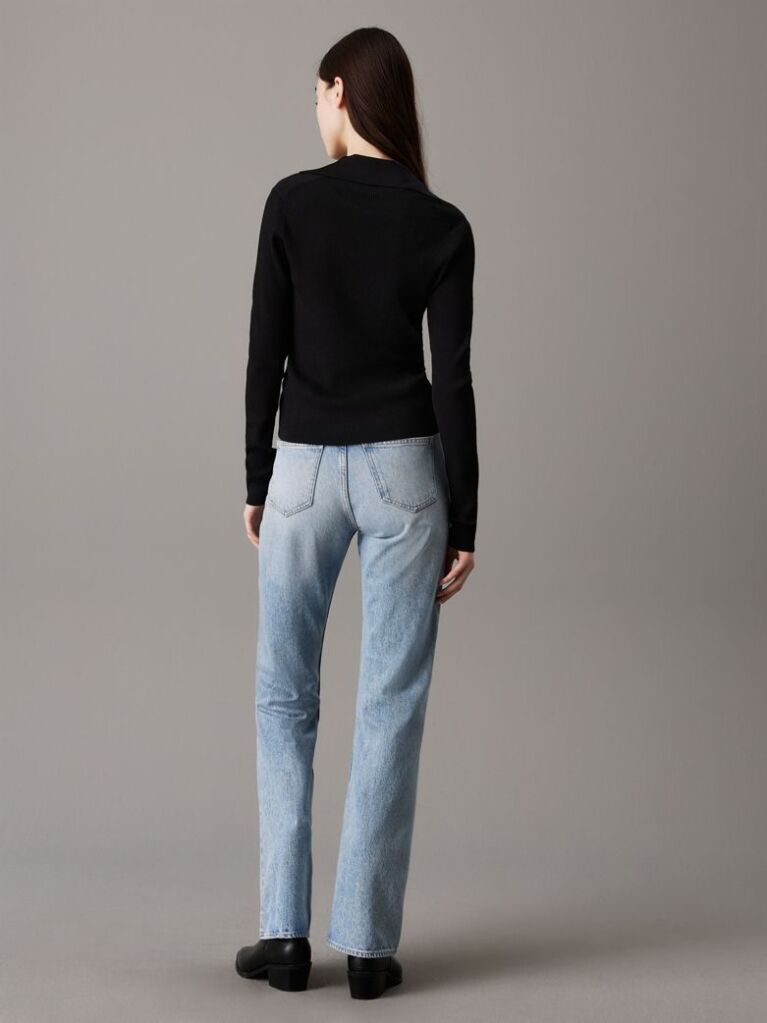 Black Soft Knit V-neck Jumper  Women