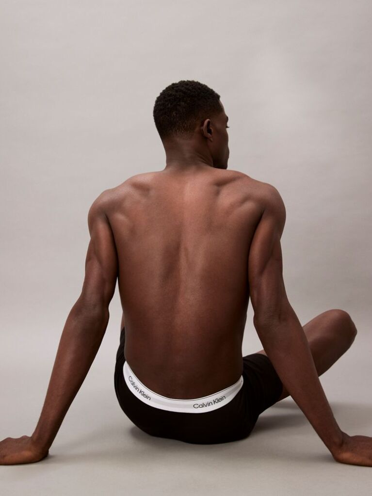 Μαύρο Σετ 3 Άνετα Dart Μπόξερ - Icon Cotton Stretch  Άνδρας
