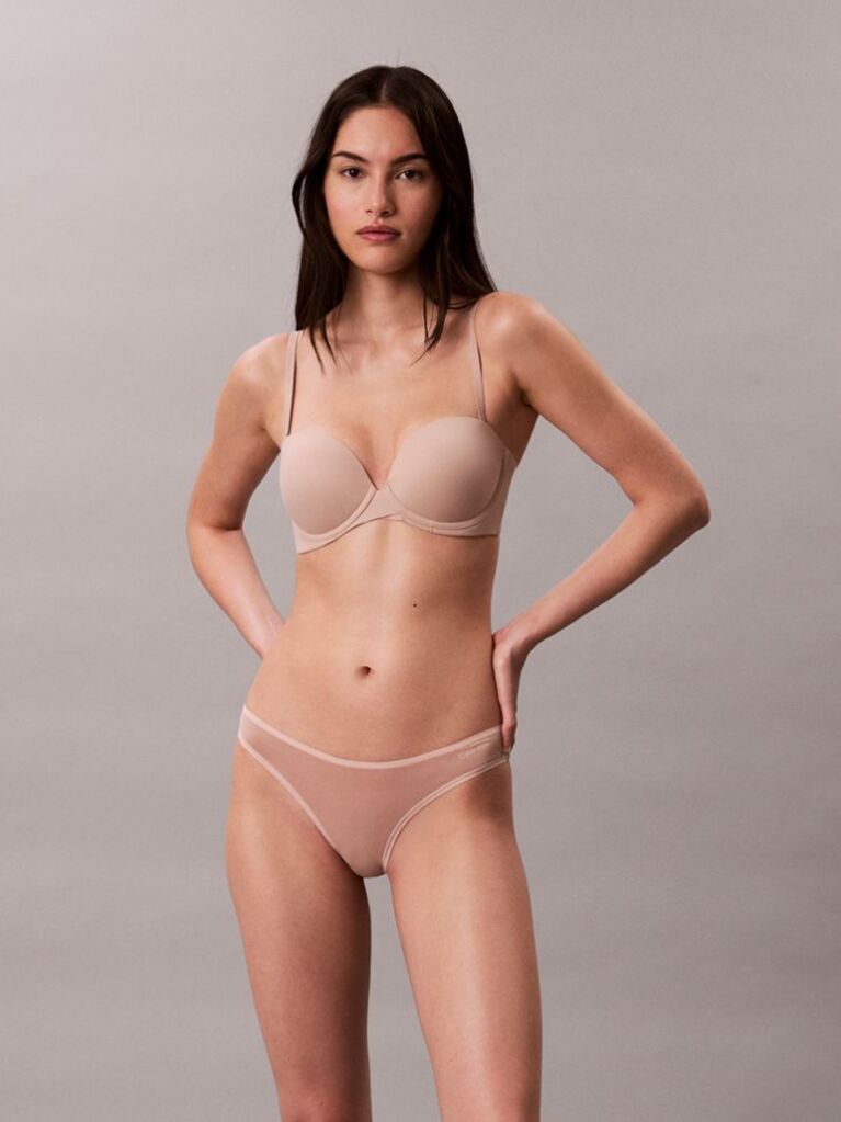 Μπεζ Σουτιέν Strapless Push Up - Perfectly Fit  Γυναίκα