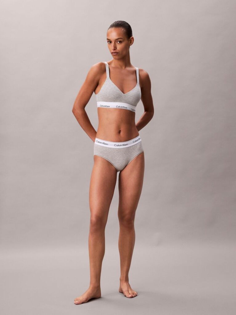 Γκρι Bralette Ανόρθωσης - Icon Cotton Modal  Γυναίκα