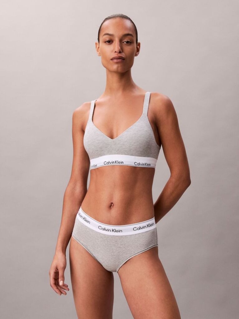 Γκρι Bralette Ανόρθωσης - Icon Cotton Modal  Γυναίκα