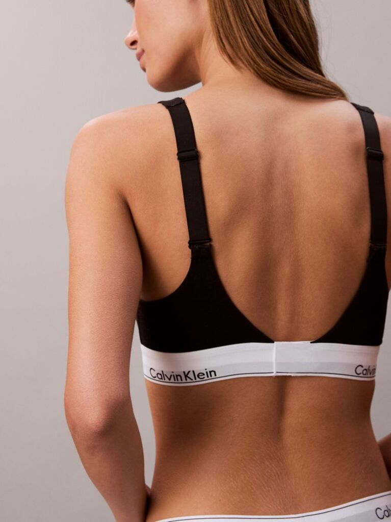 Μαύρο Bralette Ανόρθωσης - Icon Cotton Modal  Γυναίκα