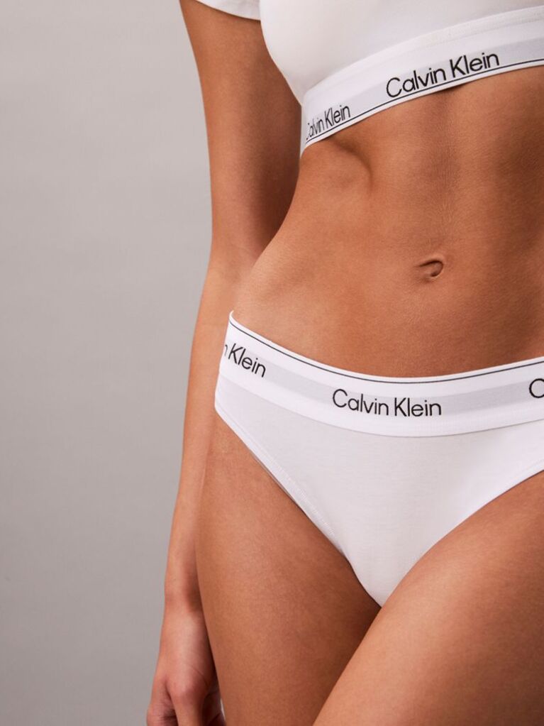 Λευκό Brazilian Σλιπ - Icon Cotton Modal  Γυναίκα