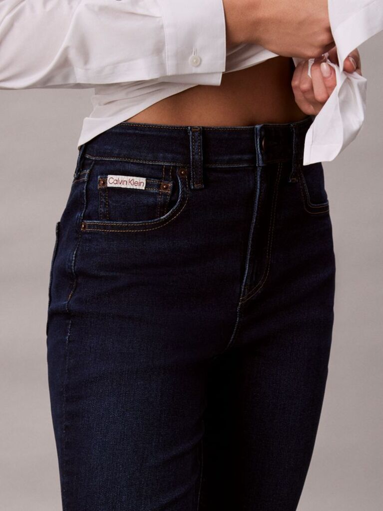 Blue High Rise Flared Jeans  Women