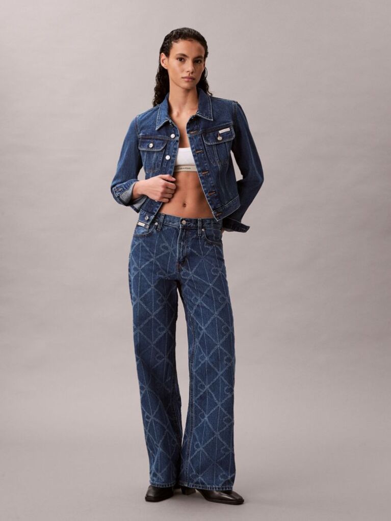 Denim 90s Denim Crop Τζάκετ  Γυναίκα