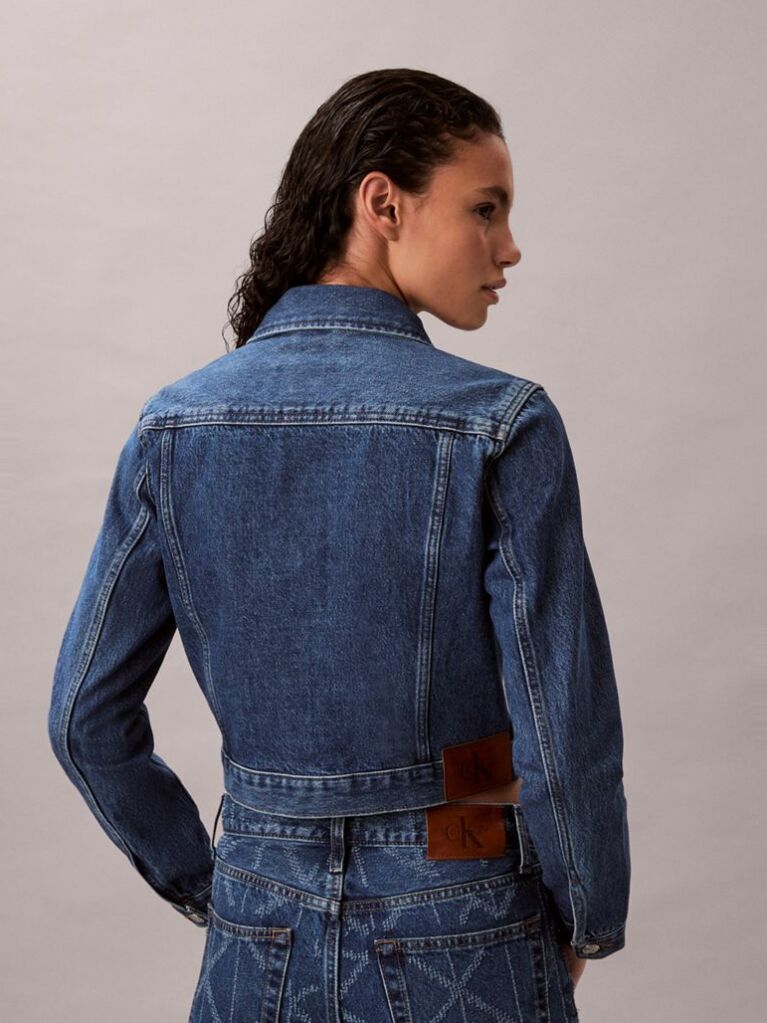 Denim 90s Denim Crop Τζάκετ  Γυναίκα