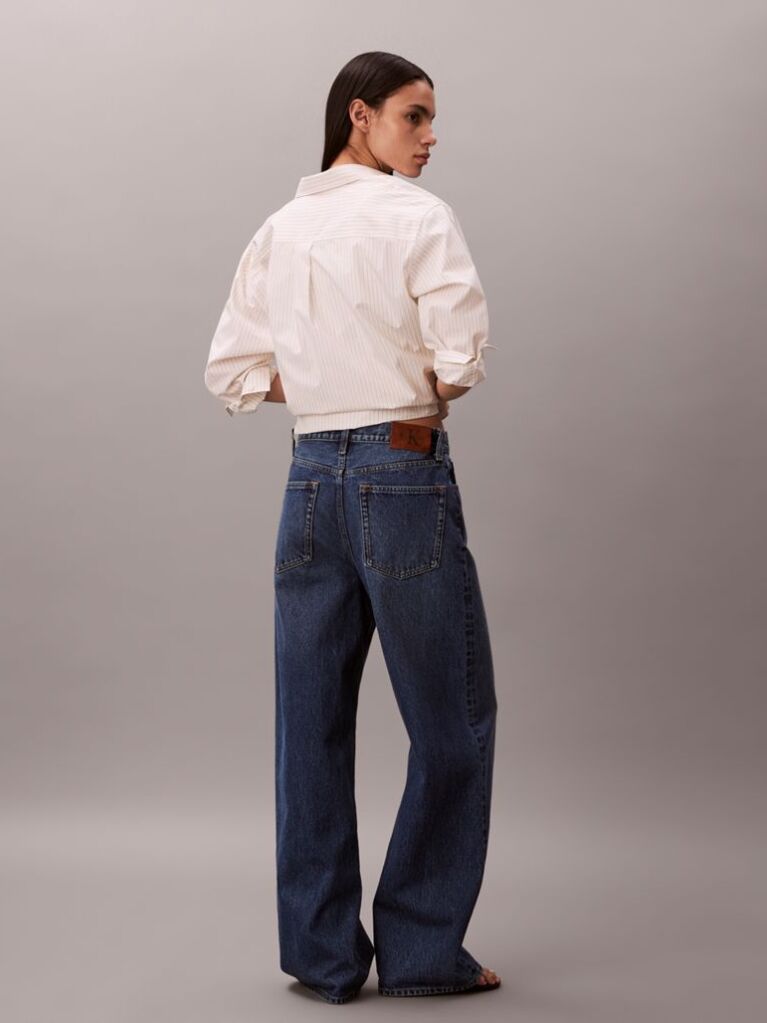 Denim Τζιν Με Φαρδιά Γραμμή  Γυναίκα