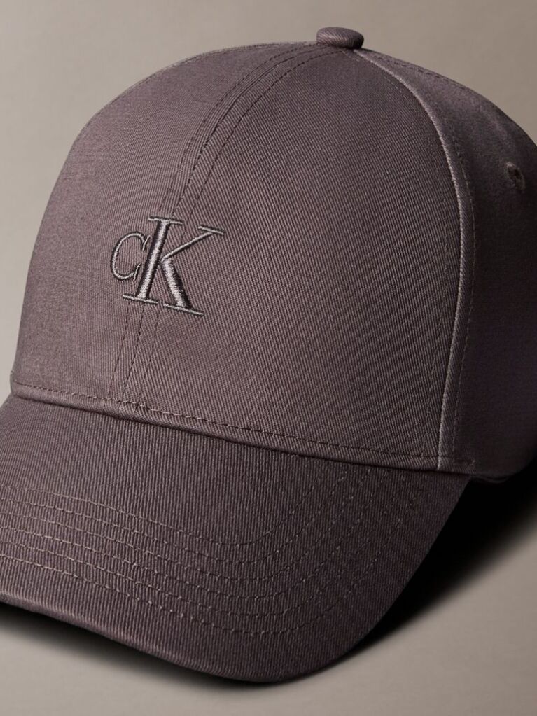 Γκρι Καπέλο Από Twill Με Λογότυπο  Άνδρας