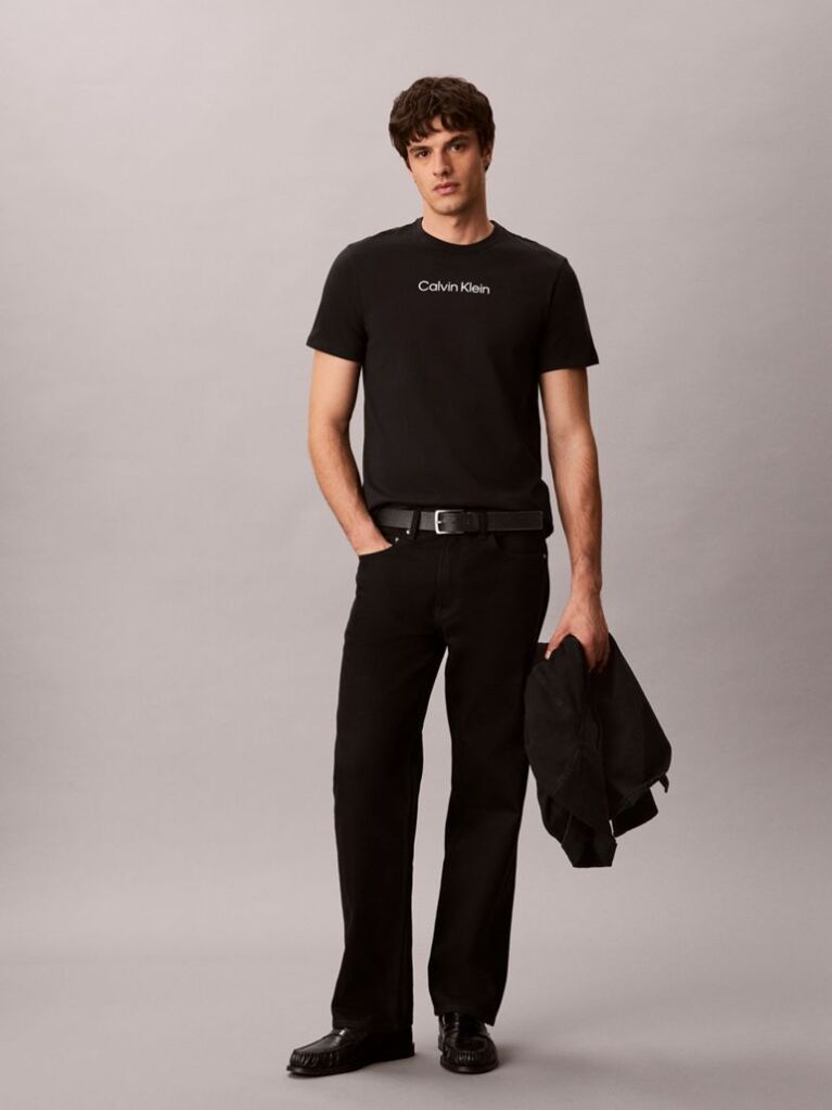 Black Logo T-shirt  Men