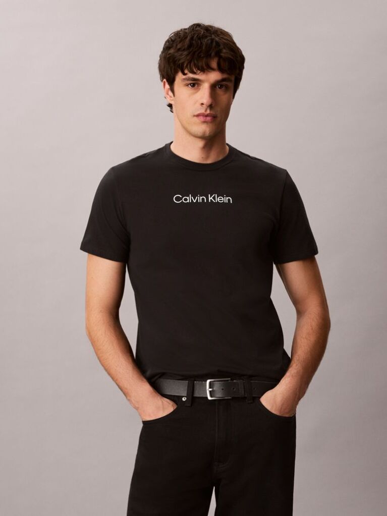 Black Logo T-shirt  Men