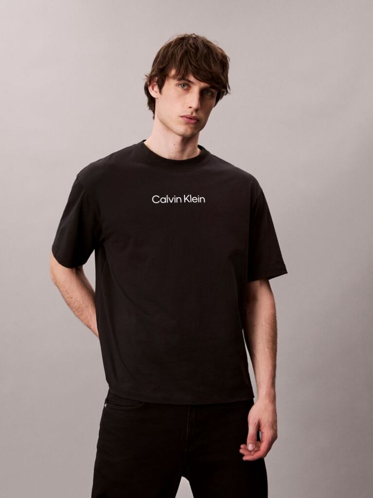Black Logo T-shirt  Men