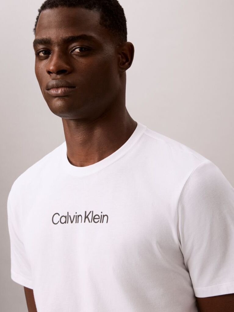 White Logo T-shirt  Men