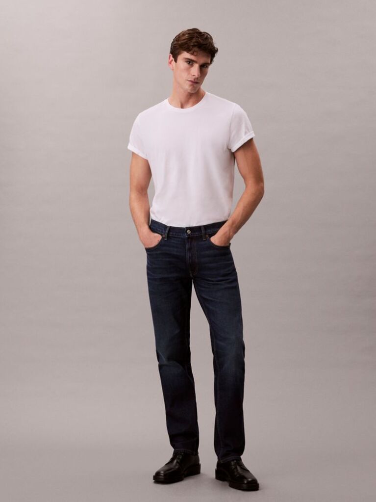 Denim Slim Straight Jeans  Men
