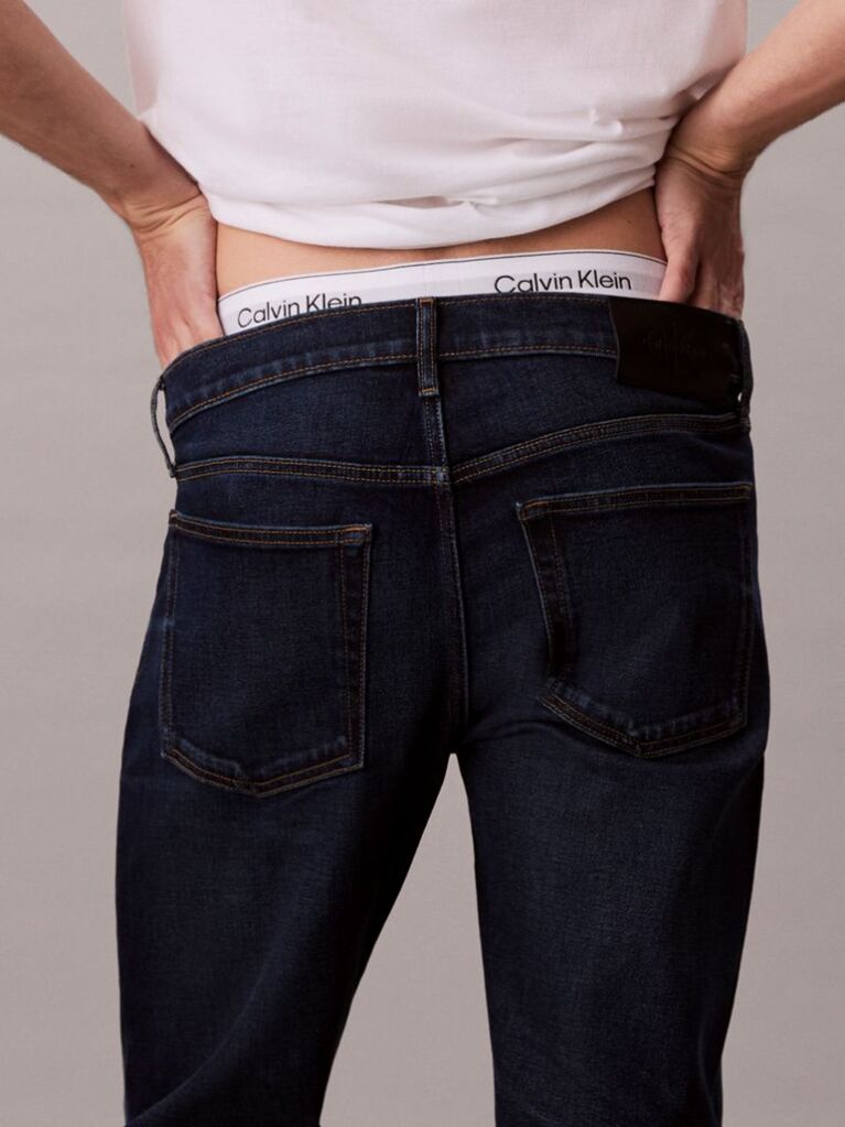 Denim Slim Straight Jeans  Men