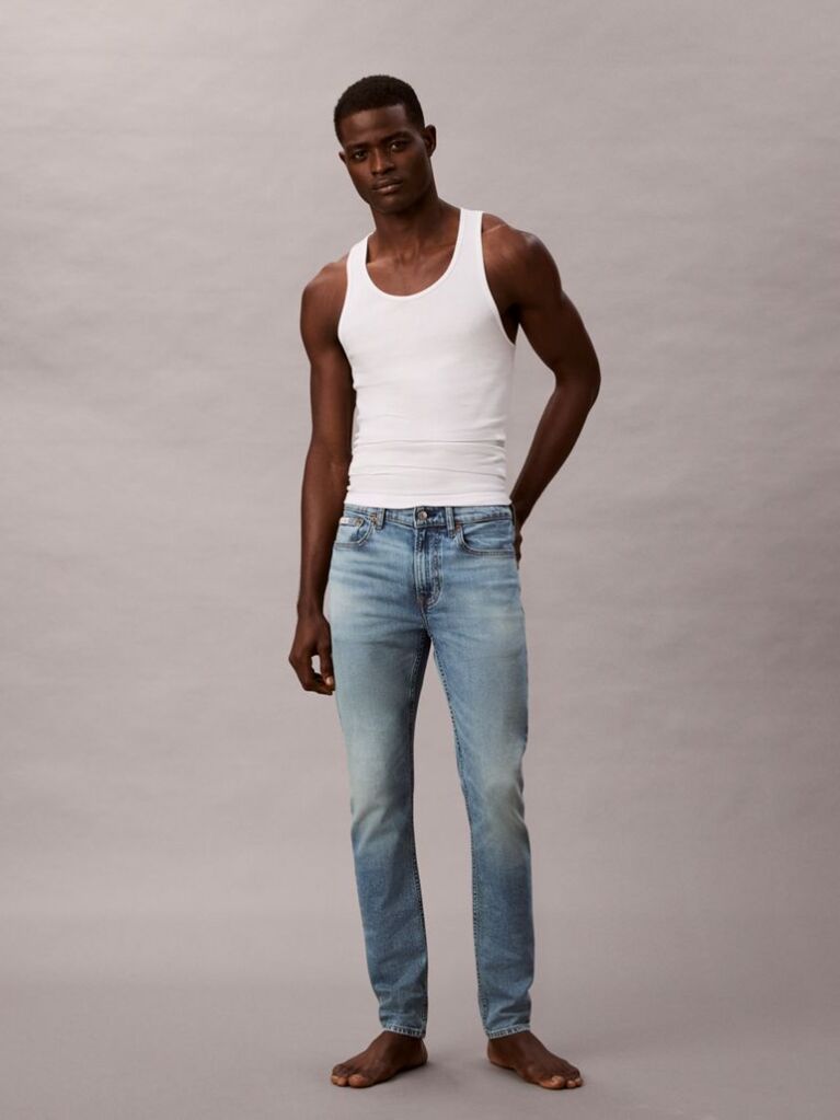 Denim Slim Tapered Jeans  Men
