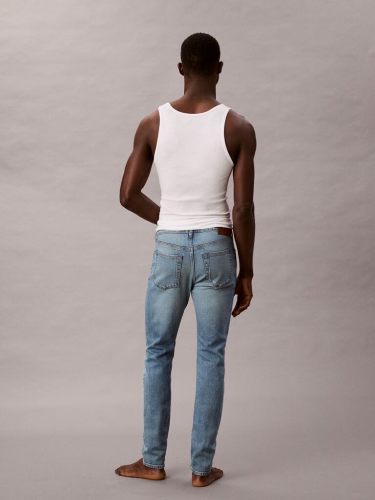 Denim Slim Tapered Jeans  Men