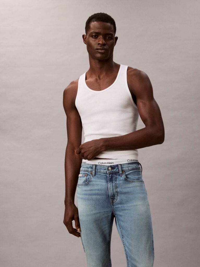 Denim Slim Tapered Jeans  Men