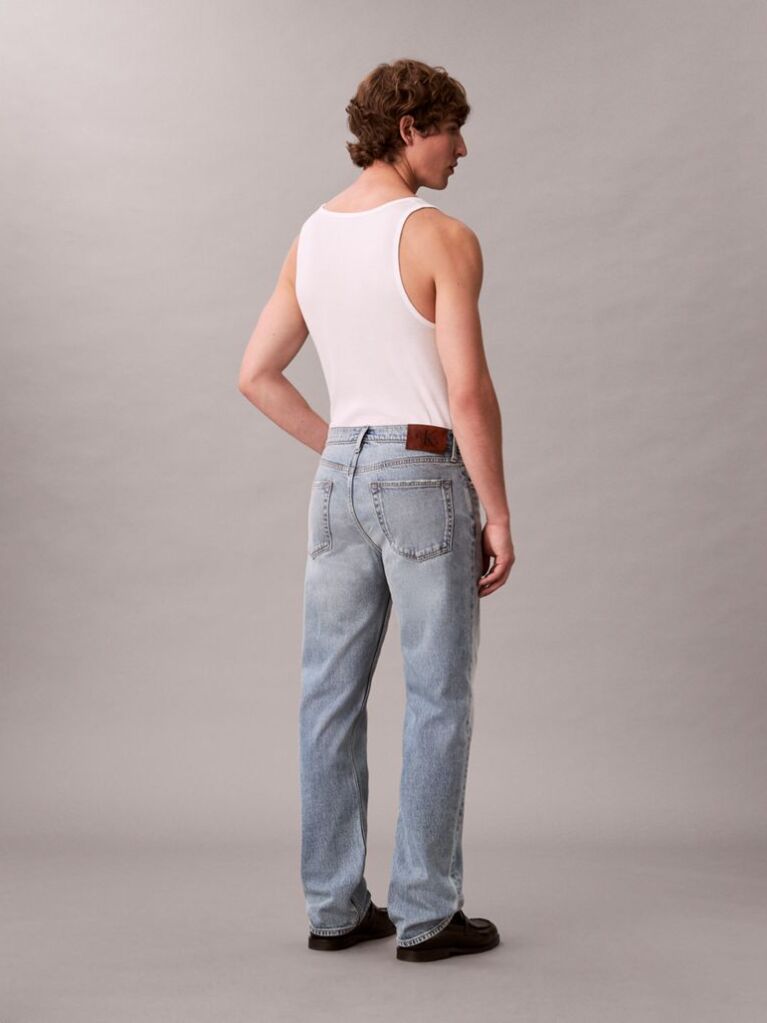 Denim Τζιν Με Ίσια Γραμμή  Άνδρας