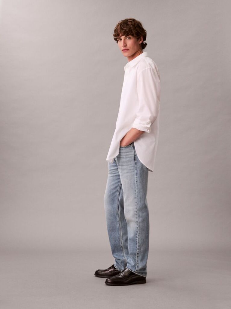Denim Τζιν Με Ίσια Γραμμή  Άνδρας