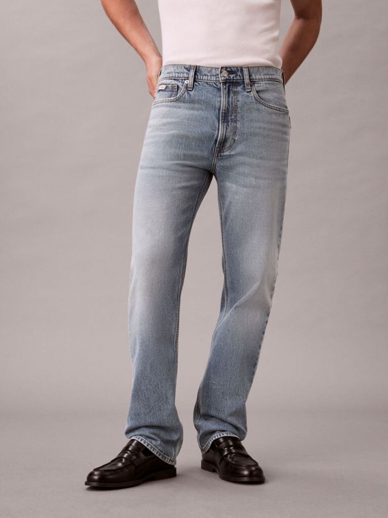 Denim Τζιν Με Ίσια Γραμμή  Άνδρας