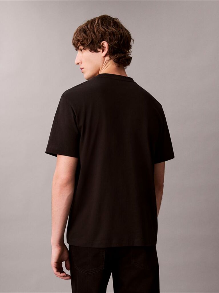 Black Calvin Klein Matches Graphic Tee  Men