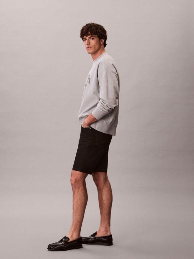Black 90s Classic Shorts  Men