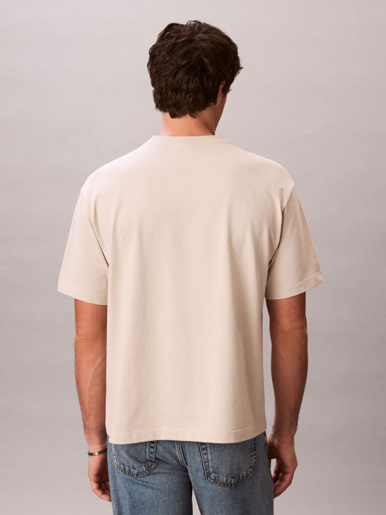 White Relaxed Logo Appliqué T-shirt  Men