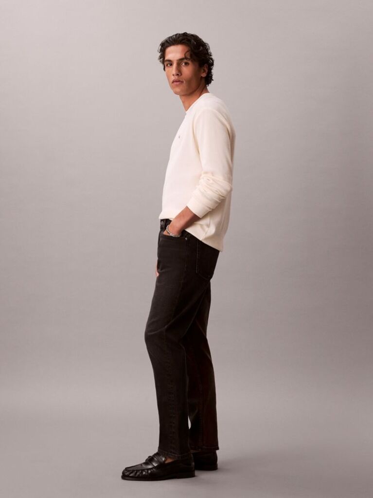 Black Tapered Jeans  Men