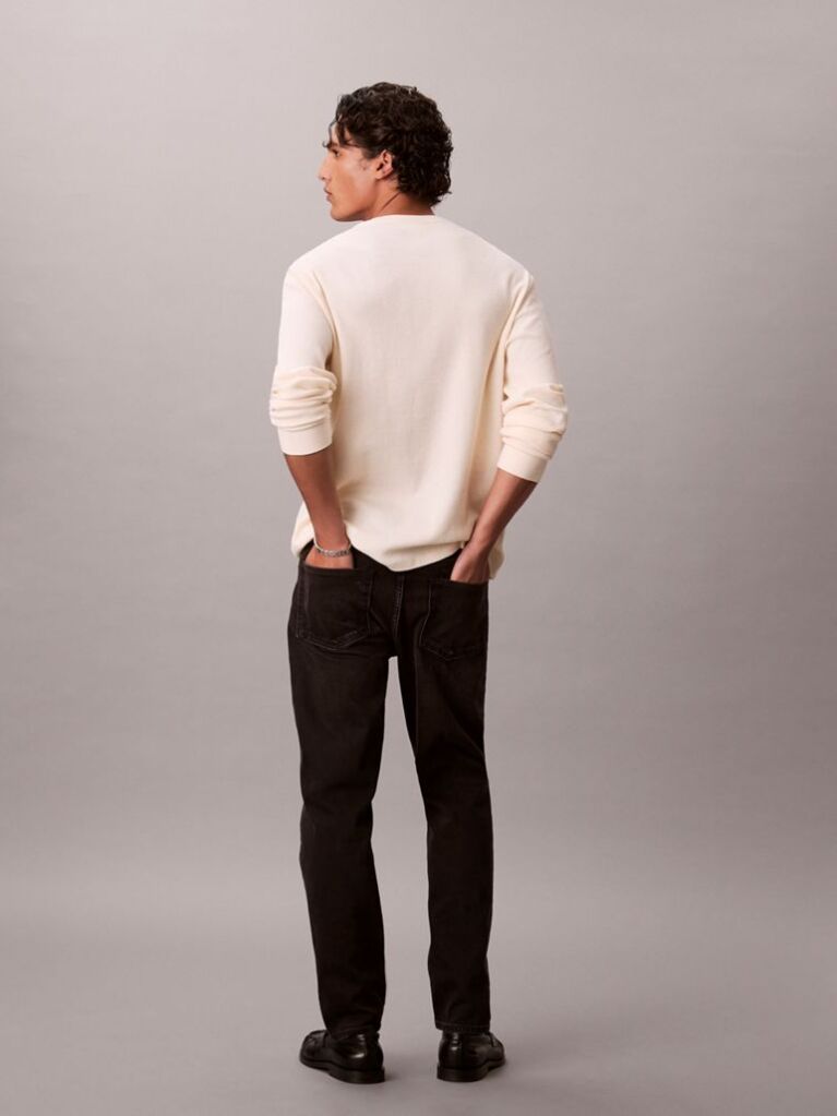 Black Tapered Jeans  Men
