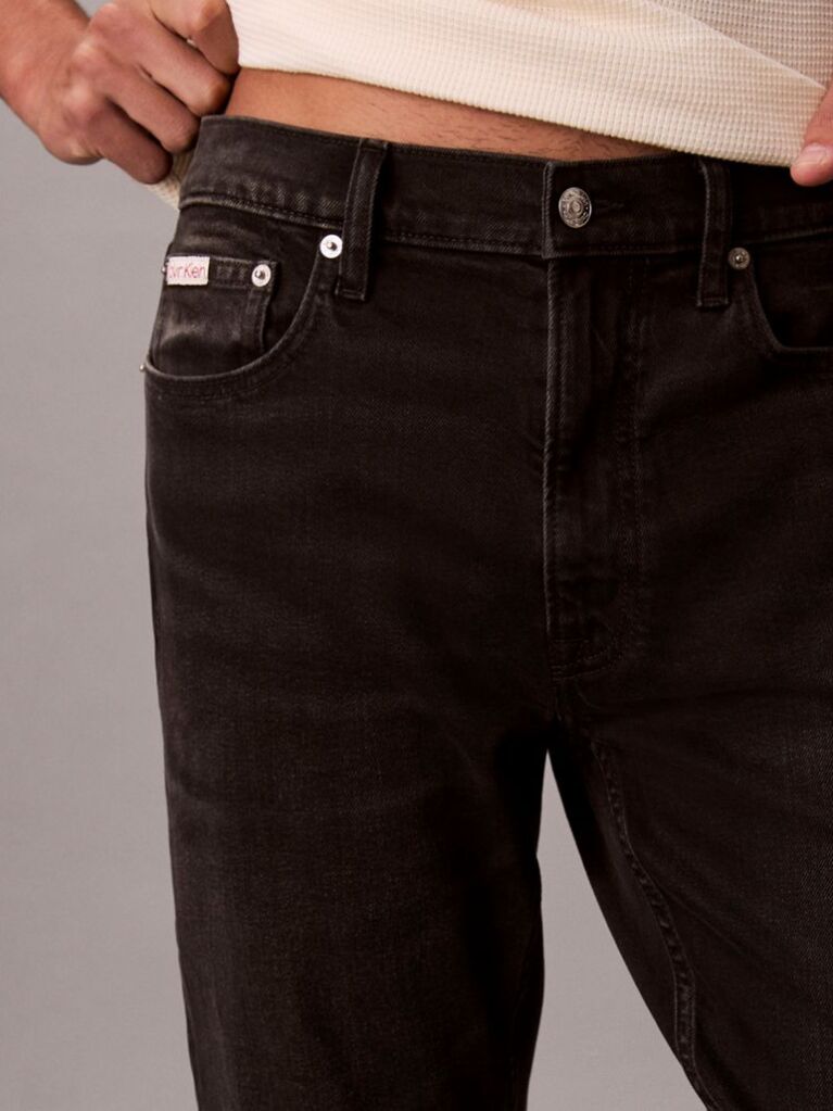 Black Tapered Jeans  Men