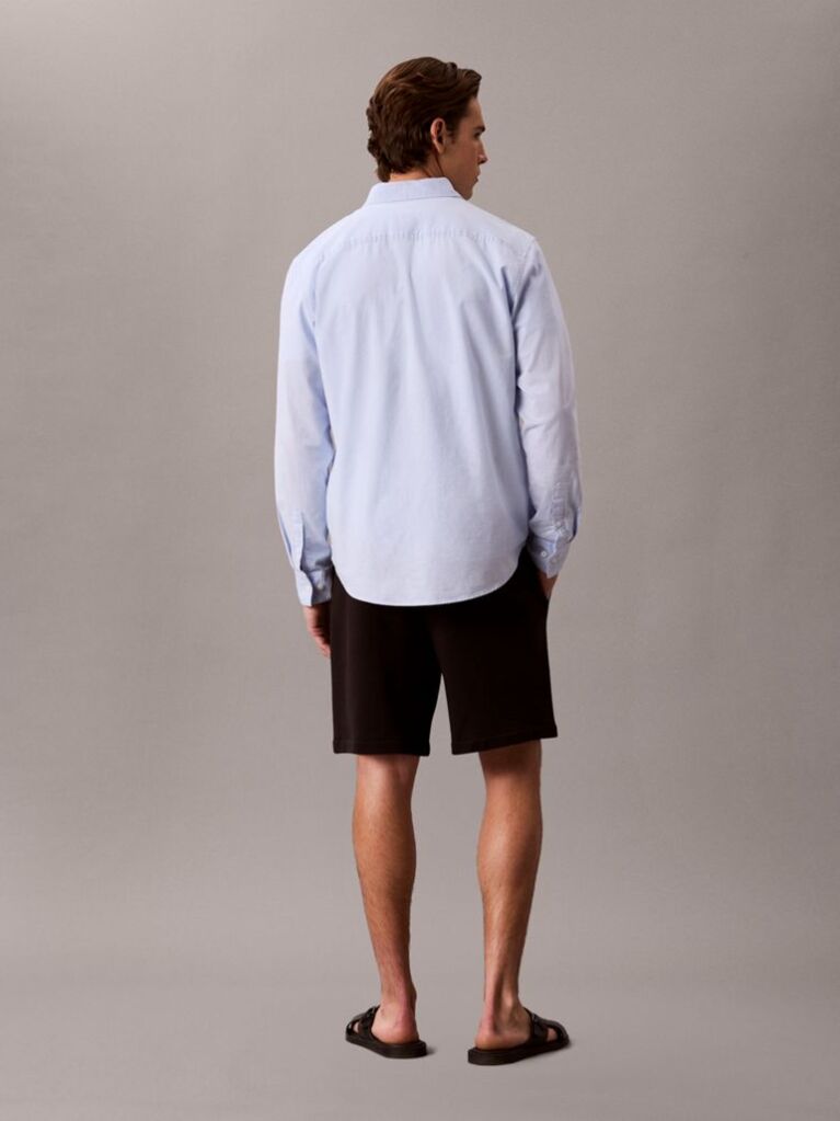 Black Graphic Logo Terry Shorts  Men